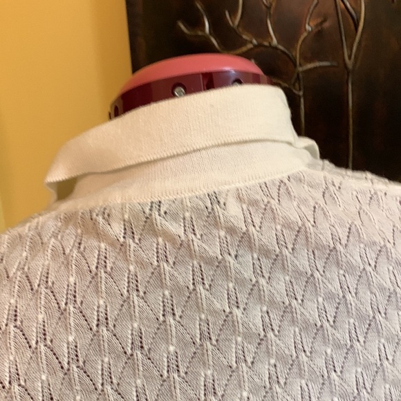 NWOT Zara knit top with collar and 3/4 sleeves 🔴 - Picture 7 of 13